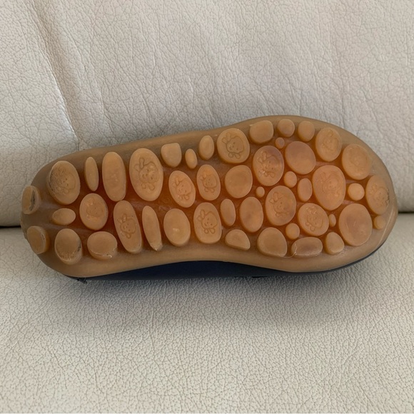 Navy leather toddler loafers - size 6 - Picture 3 of 3